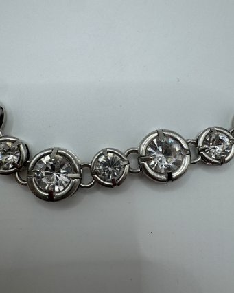 Rhinestone Statement Necklace