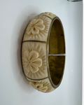 Vintage Celluloid & Brass Bangle