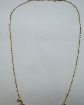 Opal Basile Gold Chain Necklace