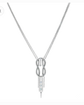 Marvel Necklace – Sterling Silver & Aquamarine
