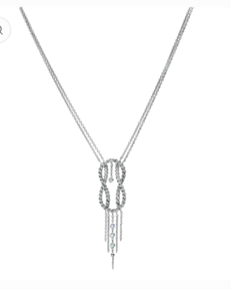 Marvel Necklace – Sterling Silver & Aquamarine