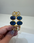 Blue Stone Statement Cuff
