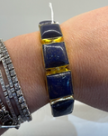 Lapis & 18K Gold Cuff