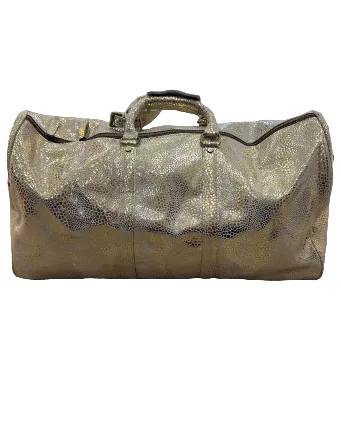 Gray & Silver Duffle Bag