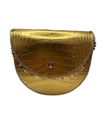 Vegan Crocodile Crossbody Bag
