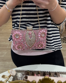 Handmade Leather & Fringe Bag