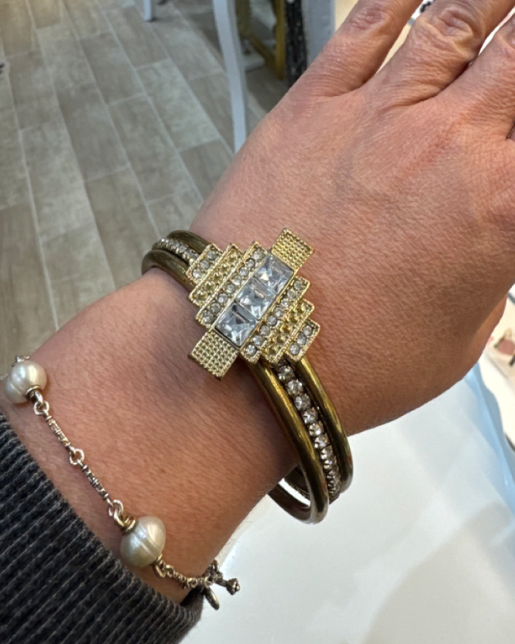 Vintage Triple Bangle Bracelet