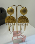24K Gold Plating & Crystal Statement Earrings