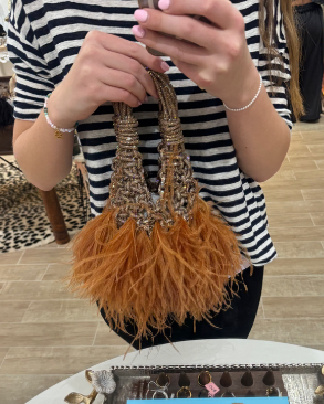 Black Feather Tote Bag