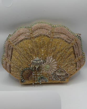 Mary Frances Hand-Beaded Bag