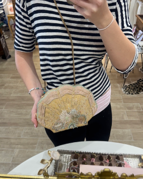 Mary Frances Hand-Beaded Bag