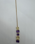 Amethyst & Lemon Quartz 18K Gold Necklace