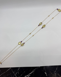 Lemon Quartz & Amethyst 18K Gold Necklace