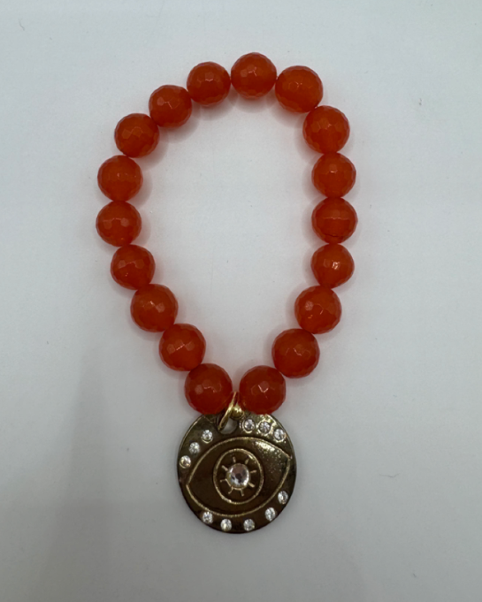 Love Lisa Evil Eye Stretch Bracelet