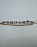 Faux Pearl & Rhinestone Bracelet