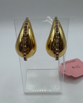 CZ Gold Filled Chunky Teardrop Earrings