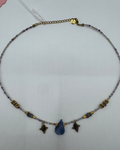 KRISHNA Fluorite, Kyanite & Labradorite Tribal Necklace