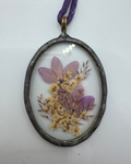 Vintage Forget-Me-Not Pendant Necklace