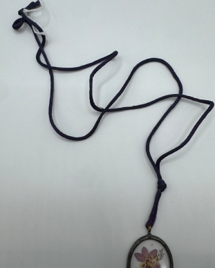Vintage Forget-Me-Not Pendant Necklace