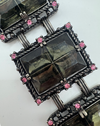 Sarah Coventry Midnight Magic Rhinestone Bracelet