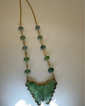 Cristina V. Fluorite Butterfly Necklace