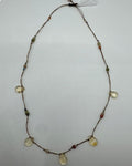 Multi-Stone Cord Necklace