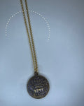 Hand Carved Gold Hecate Necklace