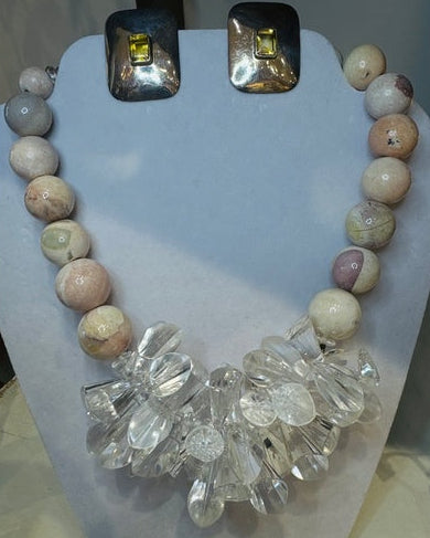 Vintage Artisan Acrylic Necklace