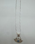 Evil Eye Sea Glass Necklace (One of a Kind)