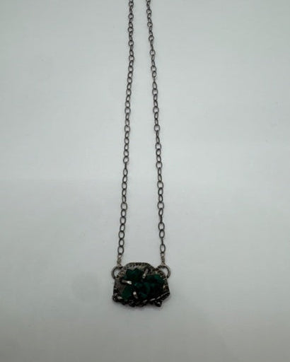 Kate Sydney Dioptase Druzy (One of a Kind)