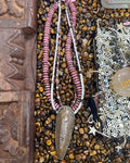 Orthoceras Hand-Beat Necklace (One of a Kind)